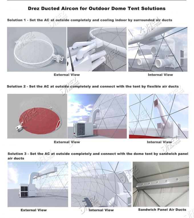 Tragbare Klimaanlage 25HP im Freien für 20M/30M das große Hauben-Zelt-Abkühlen