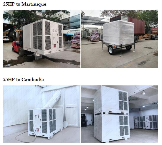 Tragbare Zelt-Klimaanlage der Energieeffizienz-25HP/bewegliche Wechselstrom-Einheit